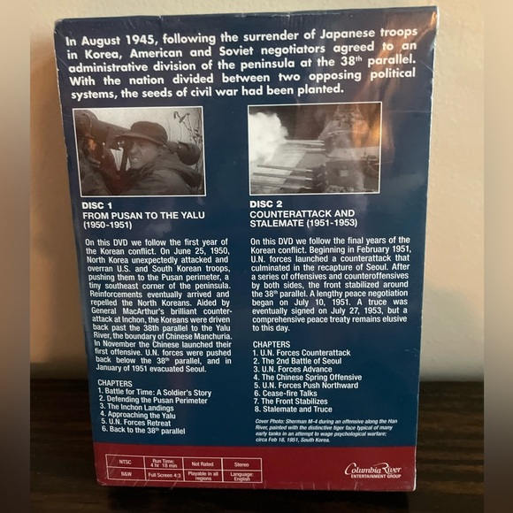 Korea "The Forgotten War" 1950-1953 (2-DVD set) ……..…BRAND NEW & SEALED! - Picture 2 of 3